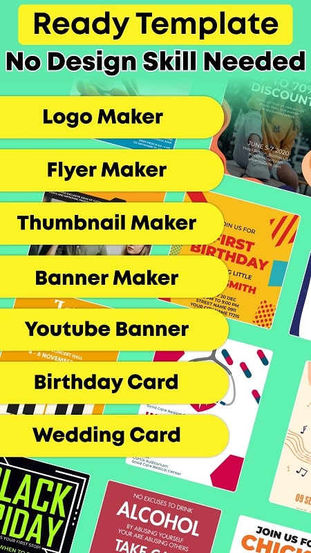 Poster Maker Flyer Maker mod android 