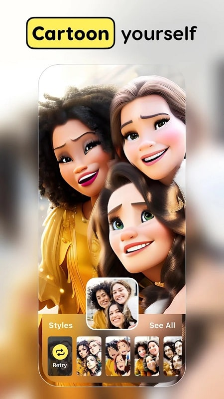 Restyle Cartoon Filters mod apk 