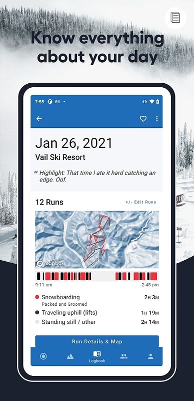 Slopes Ski Snowboard mod android free 