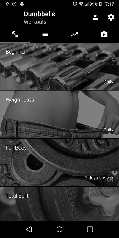 Dumbbell Home Workout mod android free 