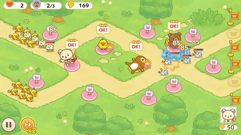 Korilakkuma Tower Defense mod apk