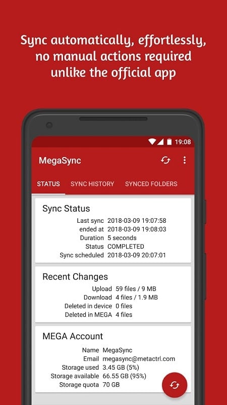 MegaSync mod apk 