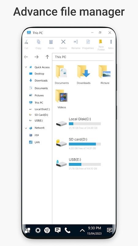 Win 11 Launcher mod android free 