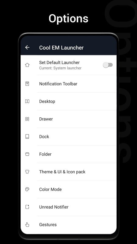 Cool EM Launcher mod android free 