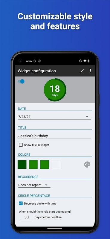 Countdown Widget mod android free 