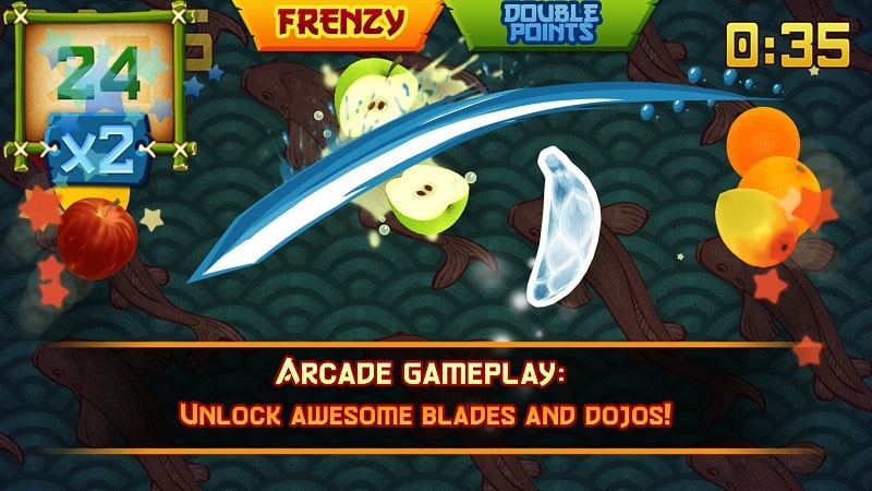 🔥 Download Fruit Ninja Classic+ 1.0.0 [Unlocked] APK MOD. Cult fruit  cutting arcade game 