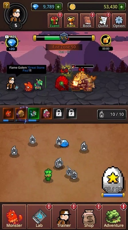 Grow Mergemon Masters Idle Rpg apk