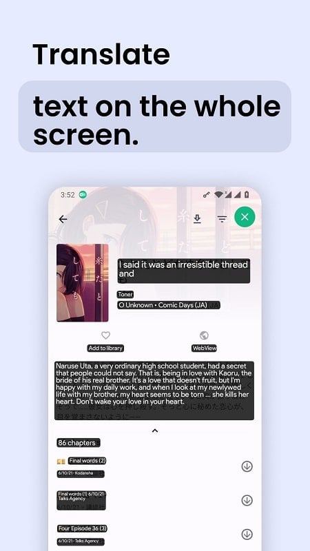 Instant Translate On Screen mod apk free 