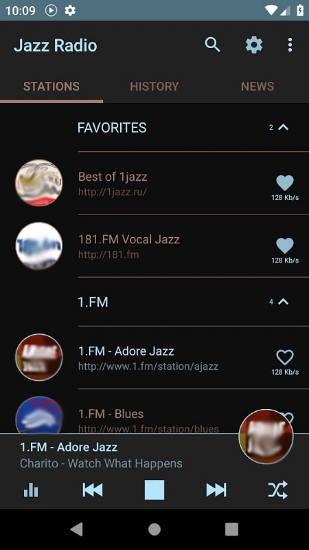 Jazz Blues Music Radio mod 