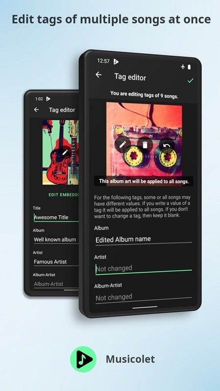 Musicolet Music Player mod android 