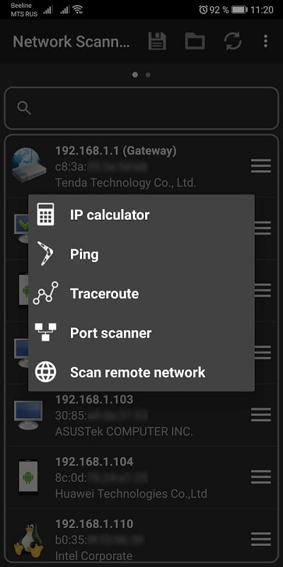 Network Scanner mod android free 