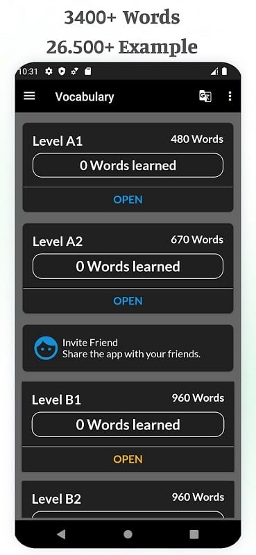 Oxford Vocabulary mod android 