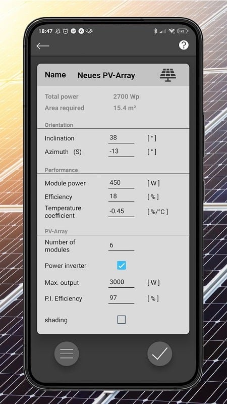 PV Calculator Premium mod 