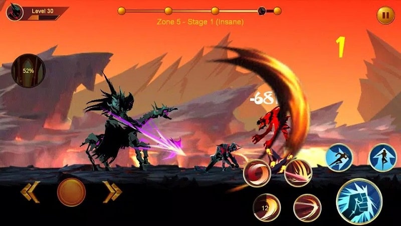 Shadow fighter 2 Ninja fight android