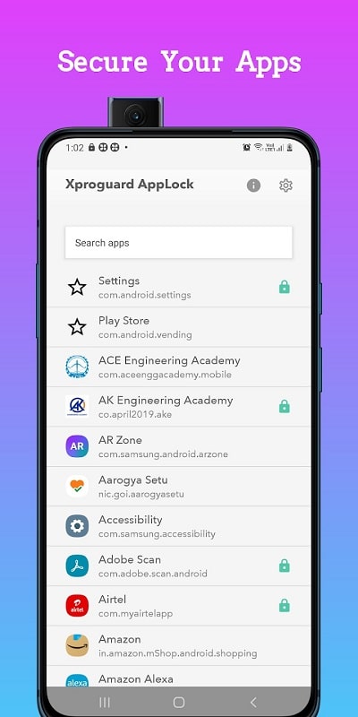 Xproguard AppLock mod android 