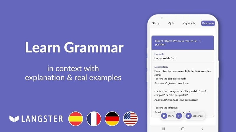 Learn Languages with Langster mod android