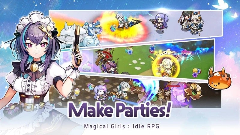 Magical Girls Idle mod apk