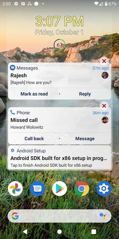 Notification Widget mod android