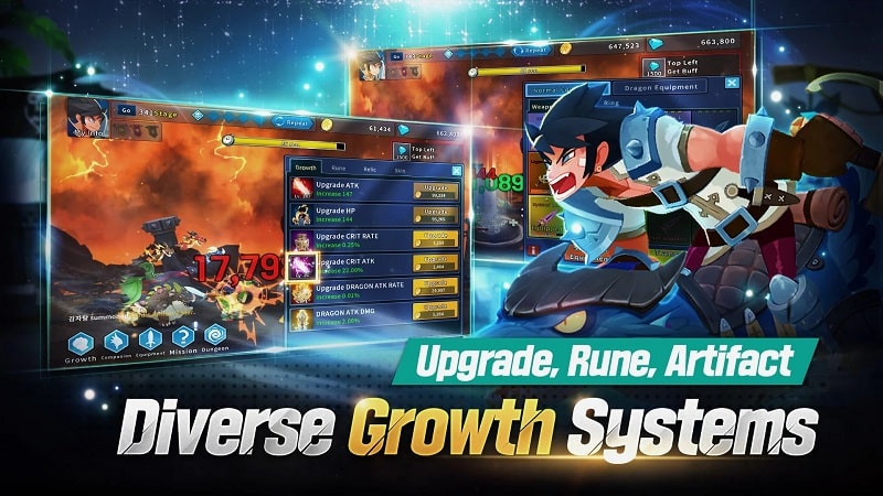 Download Dragon Knights Idle MOD APK 1.8.1 (Menu/Unlimited Money/Resources)