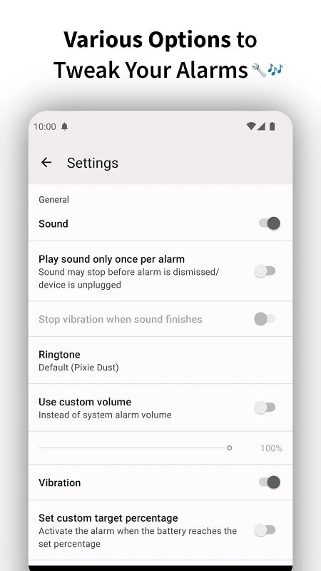 Full Battery Charge Alarm mod android free 