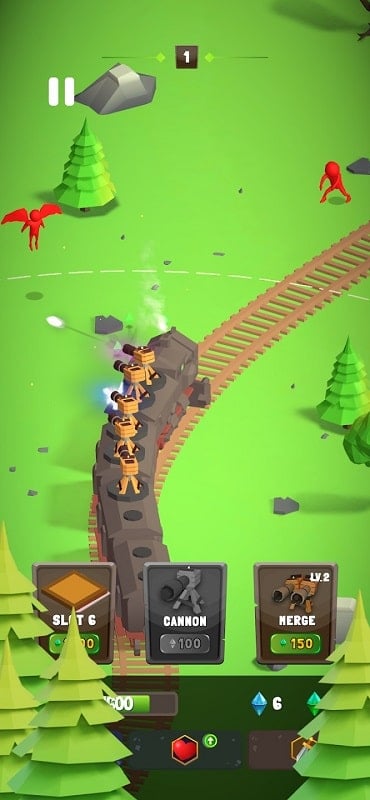 Train Defense Merge N Fight mod