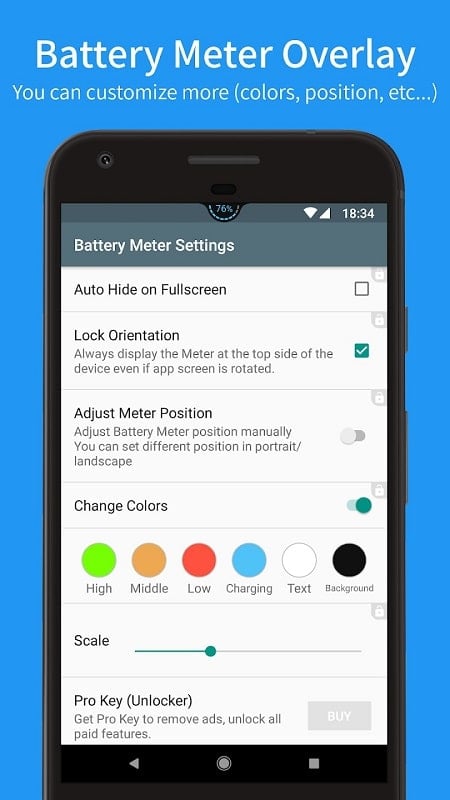 Battery Meter Overlay mod android free 