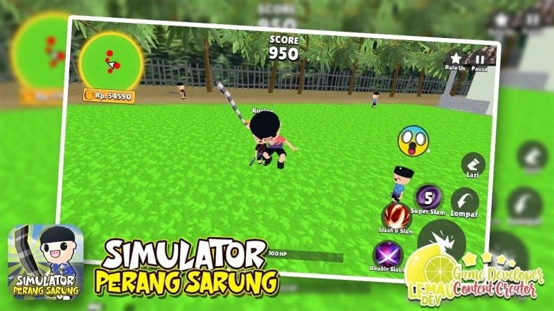 Simulator Perang Sarung 3D mod