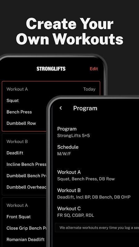 StrongLifts Weight Lifting Log mod apk 