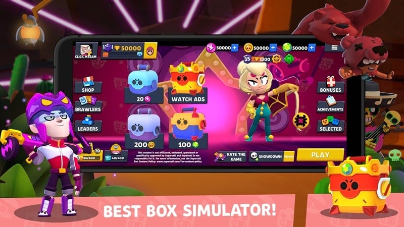 Brawl Box Stars Simulator mod