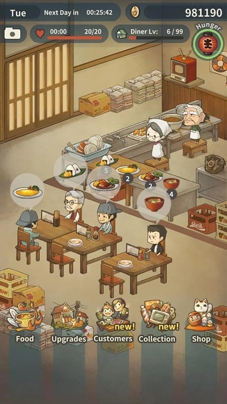 Hungry Hearts Diner mod android 1