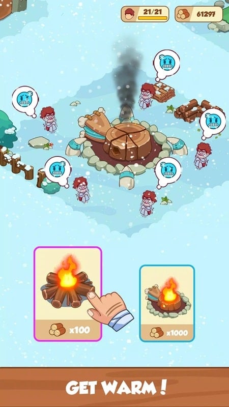 Hack Icy Village MOD APK (Vô hạn tiền/Tài nguyên) 2.3.0 miễn phí Icy-Village-free