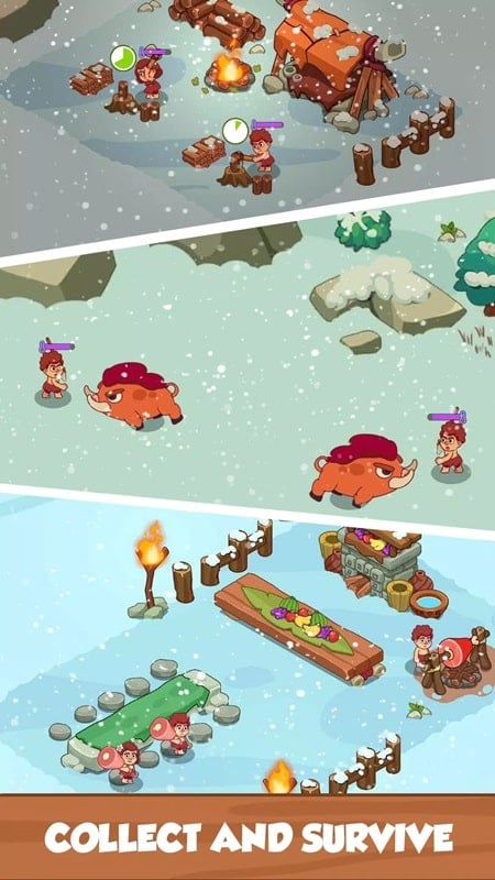 Hack Icy Village MOD APK (Vô hạn tiền/Tài nguyên) 2.3.0 mới nhất 2024 Icy-Village-mod