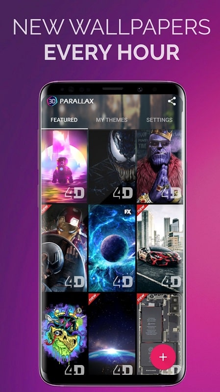 4D Parallax Wallpaper 3D HD 4K mod apk free 