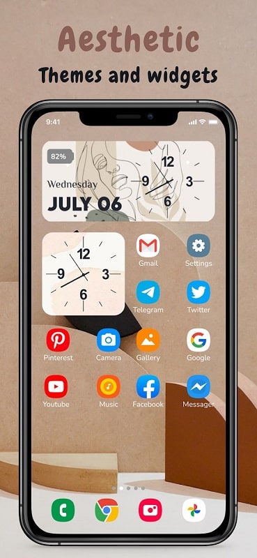 Widget iOS 16 mod android free 