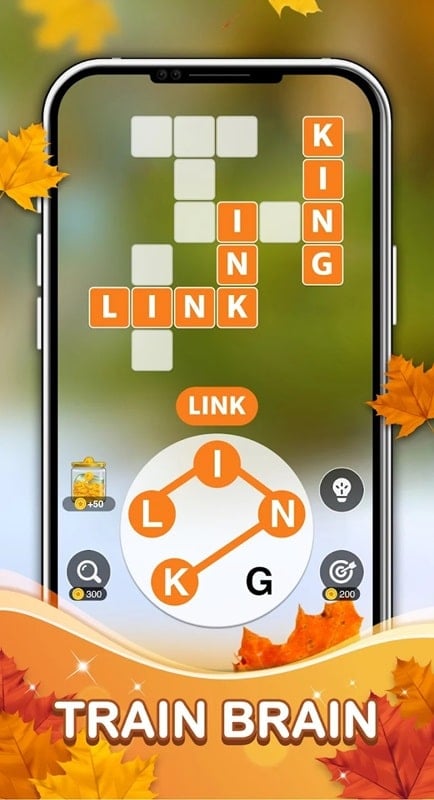 Word Link Connect puzzle game mod free