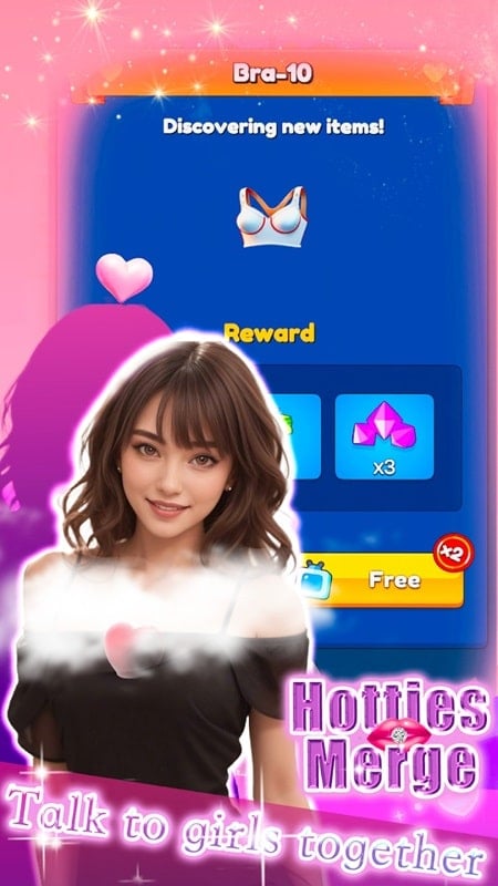 Hack Hotties Merge MOD APK (Menu/Không giới hạn tiền tệ) 2.0.3 mới nhất 2024 Hotties-Merge-free