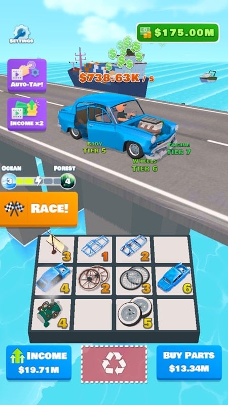 Idle Racer mod apk