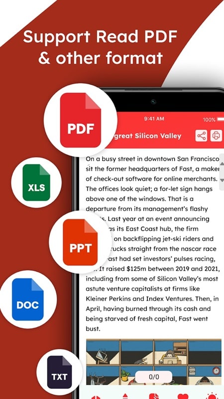 PDF Reader mopd android