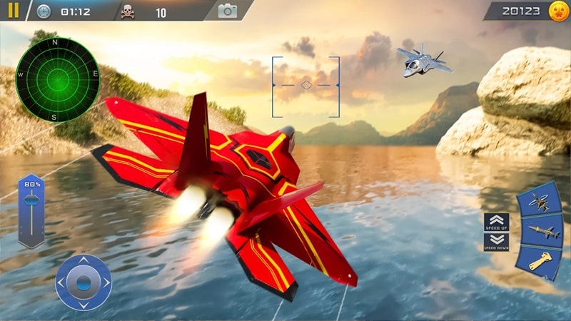 Fighter Jet Warfare Air Combat mod android