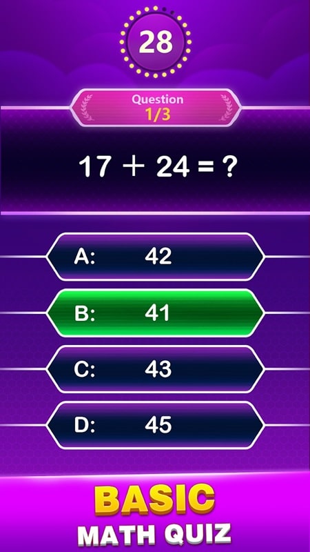 Math Trivia mod