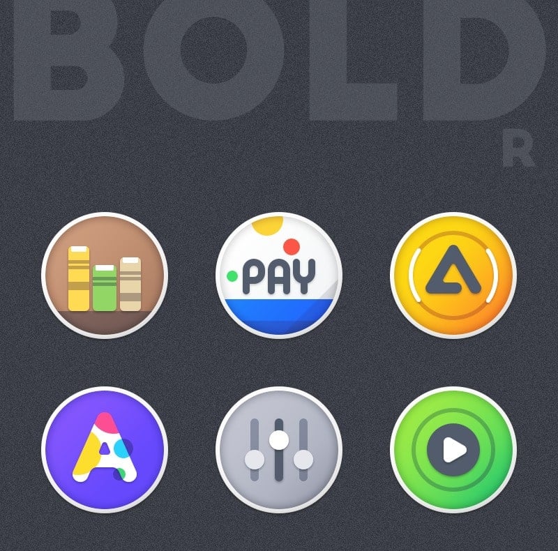 Boldr Icon Pack mod apk