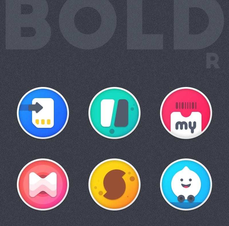 Boldr Icon Pack mod