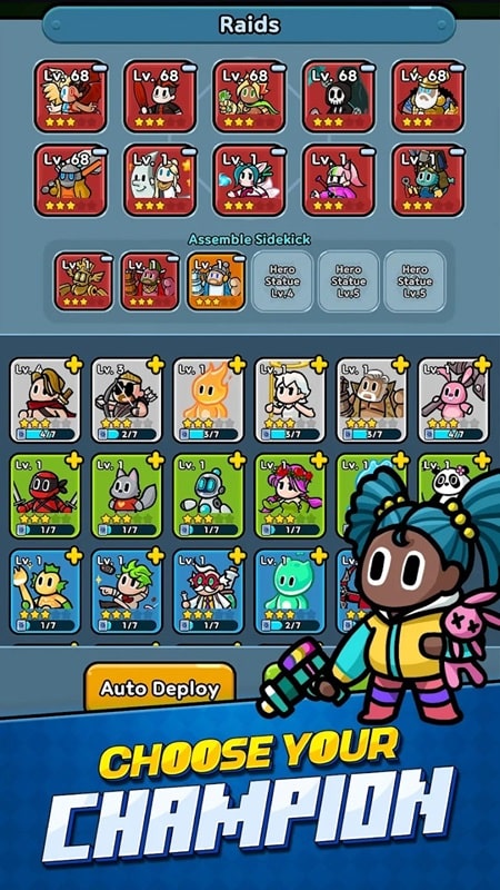 Hero Assemble Epic Idle RPG mod apk