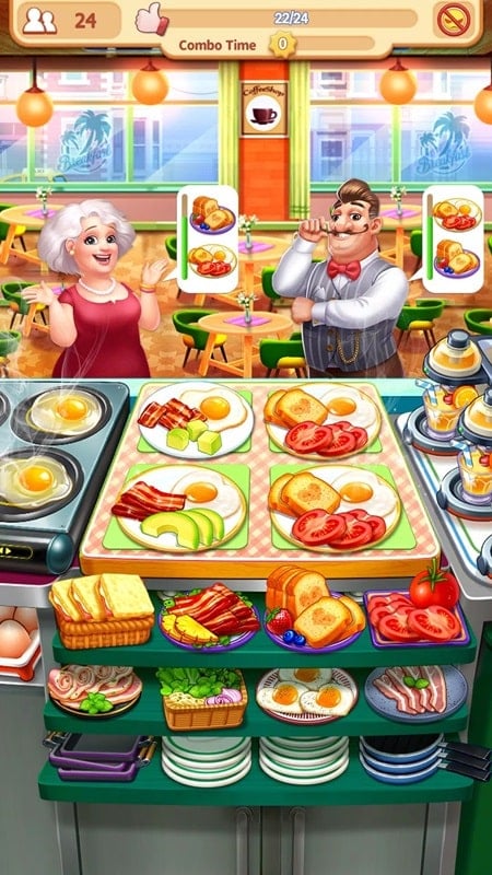 My Restaurant Cooking Home mod apk