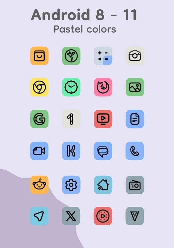 Pix Material You Icons mod