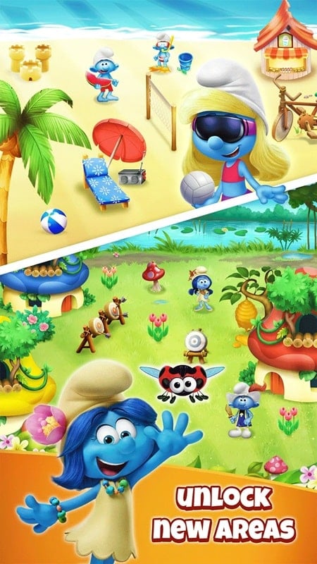 Smurfs Bubble Shooter apk