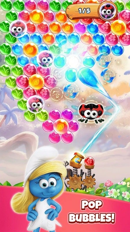 Smurfs Bubble Shooter mod