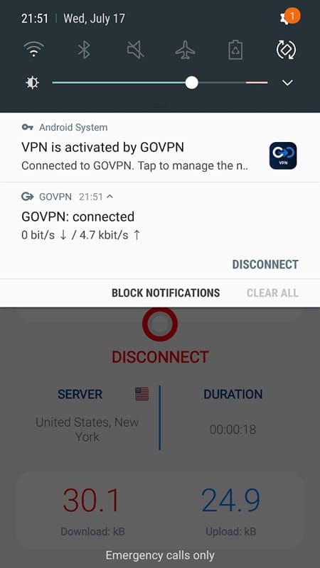 GOVPN android