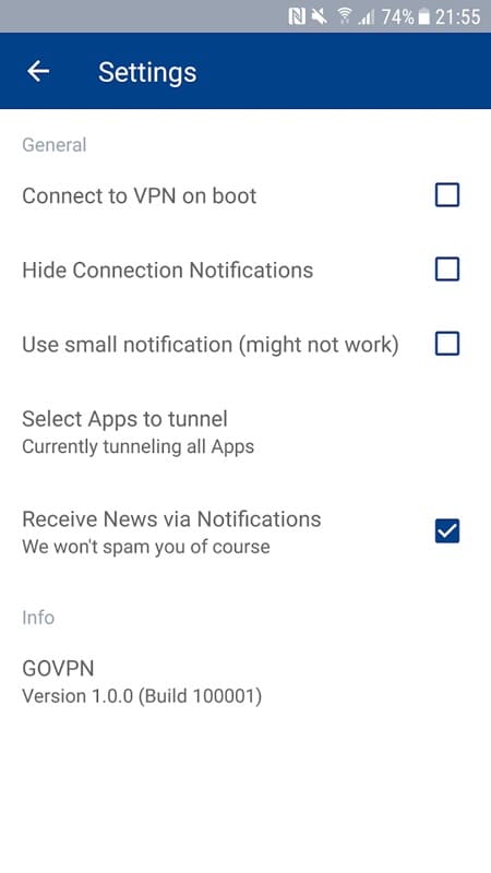 GOVPN mod apk