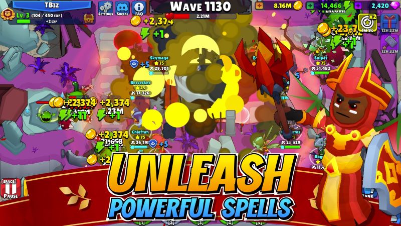 Idle Hero TD mod apk